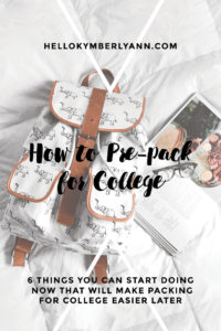 How To Pre-Pack For College » Hello Kymberly Ann